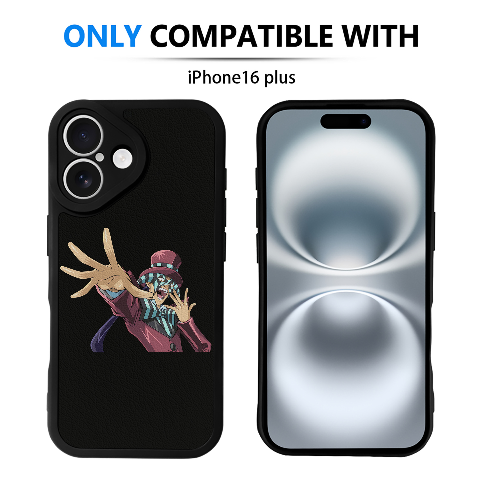 遊☆戯☆王 Yu-Gi-Oh! 【iPhone 16シリーズ対応】シリコンスマホケース（レザー調） 材質：シリコン